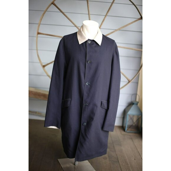 $4,590 Loro Piana Reversible Cashmere Blue/Beige Trench Coat SZ Large NWOT,All Products : American Fashion Style Bags On Sale